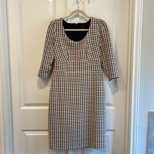 Houndstooth pattern Ann Taylor dress. Size 4.
